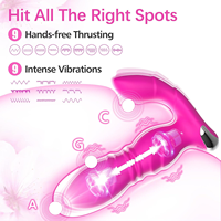 Vente en gros d'usine, plug anal à télécommande, masseur de prostate, dispositif de vibration télescopique, appareil de masturbation