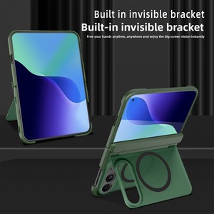 Producto popular de Huanmin: una funda para teléfono dos en uno con tacto de piel para el Apple iPhone 18 Fold - Product Image 3