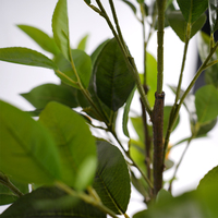 Vente flash : Citronnier artificiel en plastique, bonsaï en pot, 120 cm, écologique, résistant aux UV, décoration intérieure et extérieure