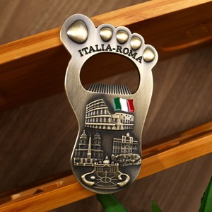Custom Eco-Friendly Metal Fridge Magnet Painted Thermal Transfer Printing-Promotional Beer Bottle Opener for Parties Weddings - Product Image 3