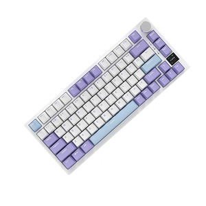Teclado Mecánico para Juegos BT5.1/Inalámbrico/Con Cable, Teclado Personalizado con Perilla, Intercambio en Caliente, Gasket - Product Image 1