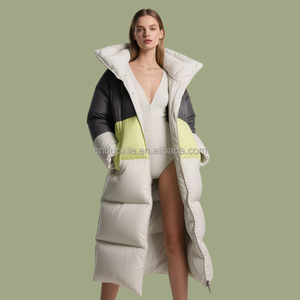 Chaqueta de Plumón Personalizada para <span class=keywords><strong>Mujer</strong></span>, de Invierno, Lujosa, Larga, Acolchada, de Alta Calidad, 800FP, para Exteriores - Product Image 6