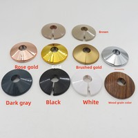 Kit de 15 caches en plastique pour tuyaux de 15 mm, pour radiateur, robinet et vanne d'angle d'eau