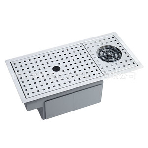 Fregadero de Cocina Moderno de Acero Inoxidable 304, Color Gris Negro Nano, Fregadero Empotrado de un Solo Tazón - Product Image 2