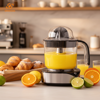 SHANGKAI Citruspers Elektrisch 1,2L Capaciteit 220-240V/100-127V AC 50/60Hz 25/40W 2 Kegels Citrusvruchtenpers