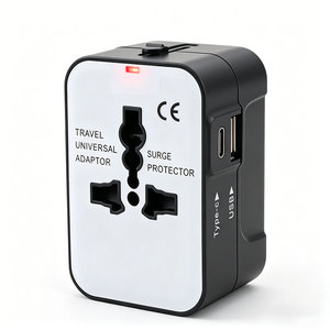 <span class=keywords><strong>Adaptateur</strong></span> de voyage universel 2.1A <span class=keywords><strong>USB</strong></span> 2.4A Type-C, <span class=keywords><strong>prise</strong></span> de conversion, vente flash, <span class=keywords><strong>adaptateur</strong></span> de chargeur de voyage universel - Product Image 1