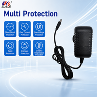 Alimentation murale AC/DC personnalisable CKS, alimentation 12V 1A, prise UK, matériau ABS/PC, pour éclairage LED, caméra CCTV, livraison directe d'usine