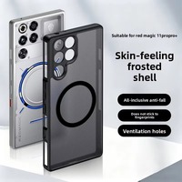 Funda para ZTE Nubia RedMagic 11S Pro Plus, de alta gama, mate, magnética, antiamarilleo, TPU, anticaídas, para RedMagic 11 Pro Plus
