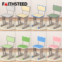 Chaise d'étude pour enfants réglable en hauteur avec dossier ergonomique pour les cours de soutien scolaire, la maison et l'écriture