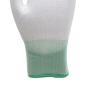 ZMSAFETY ZMPU03 Fourniture d'usine XL Gants de paume en PU enduits de polyester doux Gants de sécurité de précision électroniques légers de calibre 13 - Product Image 3