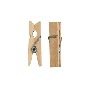 Pioli per vestiti in legno lucidato 45*12mm per decorazione di nozze picchetti per <span class=keywords><strong>foto</strong></span> da parete naturali - Product Image 1