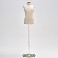 AFELLOW Mannequin de couture en mousse durable avec base métallique, modèle unisexe blanc pour le haut du corps, prix de gros