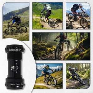 BUCKLOS BB68/73 soporte inferior de bicicleta 29mm <span class=keywords><strong>DUB</strong></span> bicicleta <span class=keywords><strong>eje</strong></span> medio aleación de aluminio bicicleta empuje inferior ultraligero BB piezas - Product Image 6