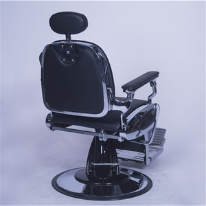 Chaise de Barbier Professionnelle Hydraulique Robuste avec Base Noire pour Salon de Coiffure - Offre Spéciale - Product Image 2