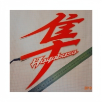 Autocollant EL pour moto Hayabusa DC12V. Réveille l'âme des faucons. Répare la légende. Transforme votre moto en symbole nocturne.