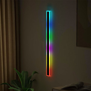 ไฟติดผนังแบบเส้นยาว ดีไซน์ทันสมัย จากโรงงานโดยตรง 19 วัตต์ IP65 RGB สำหรับภายนอกอาคาร - Product Image 1