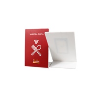 Base Personalizada con NFC para Reseñas de Google para Restaurantes y Cafés, Resistente al Agua, con Código QR, Frecuencia de 13.56MHz, Base de Acrílico y PVC Impreso 213 215 216