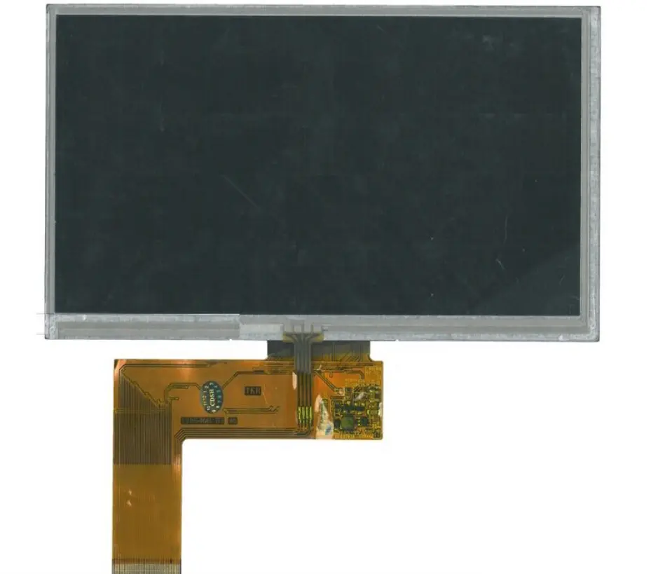 नई और मूल इलेक्ट्रॉनिक उपकरणों प्रदर्शन आंतरिक स्क्रीन LCDGL070009T0-40 v1 7 polegada 40 pinos एलसीडी + कपड़ा डे टोउक 165mm