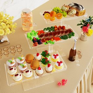 Grosir Pabrik Stand Kue Akrilik Ramah Lingkungan Dapat Digunakan Kembali untuk Halloween, Pernikahan, Natal, Pesta Ulang Tahun, Penyimpanan Dapur - Product Image 6