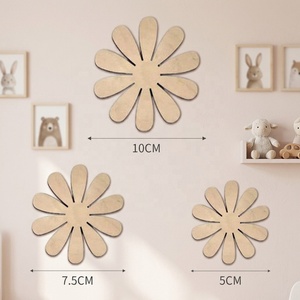 Decorazioni da Parete Nordiche <span class=keywords><strong>per</strong></span> Camerette Bambini, <span class=keywords><strong>Adesivi</strong></span> Murali Autoadesivi con Margherite, Decorazioni <span class=keywords><strong>per</strong></span> Camera da Letto - Product Image 2