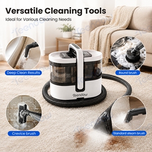 Aspiradora de <span class=keywords><strong>Vapor</strong></span> Portátil CE Teendow C7 Max 16Kpa, Limpiador de Manchas Eléctrico <span class=keywords><strong>para</strong></span> Sofás, Telas, <span class=keywords><strong>Alfombras</strong></span> y Tapicerí<span class=keywords><strong>a</strong></span> - Product Image 4