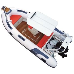 Bote Inflable con Casco de Aluminio CE RIB490 Hypalon/PVC con Motor, Nuevo, Bote Inflable 490 para Rafting - Product Image 5