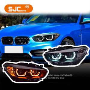 Sistema di Illuminazione Fari Auto SJC per BMW Serie 1 <span class=keywords><strong>F20</strong></span> F21 <span class=keywords><strong>2015</strong></span> - 2018 Gruppo Fari LED con Indicatori di Direzione Anteriori - Product Image 1