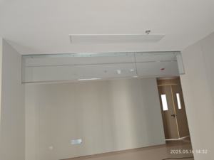 Nouvelle conception de rideau de protection contre la fumée en verre trempé transparent fixe, résistant à la chaleur, prévention des incendies, hôtel - Product Image 3