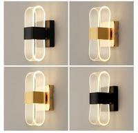 Lampe murale LED moderne de luxe pour chambre à coucher, couloir et escalier - Luminaire mural en acrylique