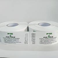 Étiquette autocollante en PVC/PP imperméable, autocollant personnalisé avec logo de marque pour cosmétiques et aliments
