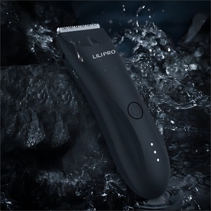 Recortadora de vello corporal impermeable LILIPRO B9 con batería de larga duración, <span class=keywords><strong>afeitadora</strong></span> íntima, recortadora de vello púbico para hombres. - Product Image 4