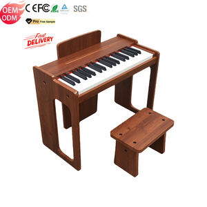 <span class=keywords><strong>KERID</strong></span> personalizado de madera Digital portátil Mini Piano teclado instrumentos musicales chico 37 teclas Piano electrónico adecuado para niños - Product Image 1