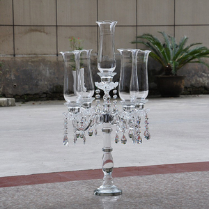 Accessori per feste candelieri alti <span class=keywords><strong>in</strong></span> <span class=keywords><strong>vetro</strong></span> candelieri <span class=keywords><strong>in</strong></span> cristallo 5 tazze <span class=keywords><strong>candelabri</strong></span> - Product Image 3