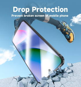 Protection d'écran en verre trempé pour Google Pixel <span class=keywords><strong>10</strong></span> Pro XL, haute alumine, dureté 9H, déverrouillage par empreinte digitale, film pour Google Pixel 9a - Product Image 2