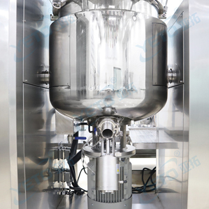 Vendite calde yito 100L automatico di sollevamento idraulico sottovuoto giacca a pressione riscaldatore Mixer crema emulsionante omogeneizzatore macchina - Product Image 2