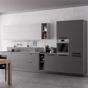Armoire <span class=keywords><strong>de</strong></span> cuisine en bois massif, meuble avec Double <span class=keywords><strong>four</strong></span> - Product Image 2