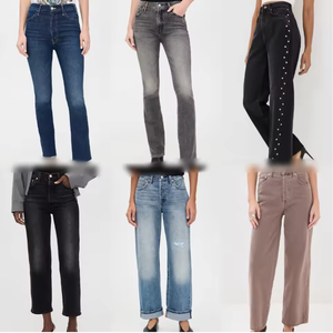 Jeans de Mezclilla de Algodón al Por Mayor para Hombre y Mujer, Lote Mixto de Alta Calidad con Estilos Baggy y Cargo - Product Image 6