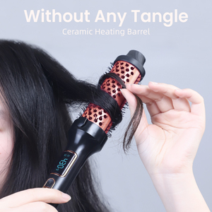 <span class=keywords><strong>Cepillo</strong></span> Profesional para Rizar el <span class=keywords><strong>Cabello</strong></span> con Pantalla LCD <span class=keywords><strong>de</strong></span> 1.5 Pulgadas, Iones Negativos, Cerámica, Calentamiento PTC <span class=keywords><strong>de</strong></span> 38 mm, Secador Térmico Eléctrico para el Hogar - Product Image 6
