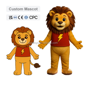 Fabrika doğrudan özel maskot kostüm Walkable aslan peluş karakter Suit OEM ODM spor takımı ve olay kostüm EN71 ASTM - Product Image 1