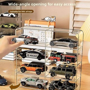 Caja de Almacenamiento y Soporte de Exhibición Transparente para Modelos de Autos de Aleación <span class=keywords><strong>TOMICA</strong></span> 1:64, Juguete para Niños - Product Image 3