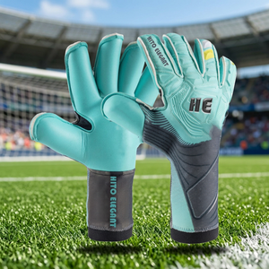 Offre Spéciale gants de gardien de but professionnel protéger Latex tricot Football Football gants de gardien de but en caoutchouc injecter sangle amovible - Product Image 3