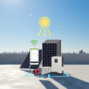 <span class=keywords><strong>Energia</strong></span> Verde, Vendita Diretta dalla Fabbrica: Inverter da 3000W con Batteria Gel da 15 kWh, Sistema Solare Off-Grid con Monitoraggio WiFi - Product Image 1