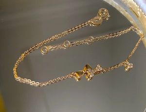 Xinfly สร้อยข้อมือเพชรธรรมชาติและทองคำบริสุทธิ์18K สำหรับผู้หญิง - Product Image 3
