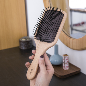 100% natural mensaje aseo cojín <span class=keywords><strong>de</strong></span> aire <span class=keywords><strong>de</strong></span> madera <span class=keywords><strong>de</strong></span> bambú cabello paleta peine para casa <span class=keywords><strong>Barbero</strong></span> Uso <span class=keywords><strong>de</strong></span> viaje - Product Image 4