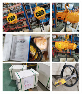 Электрическая цепная таль для китайских поставщиков, модель HHBB с крюковой тележкой, 1 10 тонн, однофазная Строительная горнодобывающая промышленность - Product Image 6