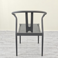 LL Design Style Chinois Aluminium Patio Salle à Manger Chaise Empilable Populaire Extérieur Atelier Cour Meubles Vente en Gros Chaise en Métal