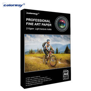 กระดาษพิมพ์ลายอิงค์เจ็ท A2 A3 A4 230gsm กระดาษสำหรับงานศิล<span class=keywords><strong>ป</strong></span>ะ A2 A3 A4จาก colorway - Product Image 2