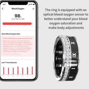 Gốm NFC Thanh Toán OEM ODM Các Nhà Sản Xuất <span class=keywords><strong>2025</strong></span> Thông Minh ECG Sức Khỏe Tập Thể Dục Tracker Vòng Với Ứng Dụng Màn Hình Cho Phụ Nữ Người Đàn Ông Kích Thước 6-10 - Product Image 4
