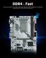 B660 Pc Motherboard 12 13. Desktop Mainboard LGA1700 Dual DDR4 64GB WIFI M-ATX Computer Gaming Motherboard
