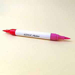 24 pezzi da 48 colori pennarelli permanenti a doppia punta in acrilico Set pennarelli pennarelli con punte sottili facili da usare per la vernice fai da te - Product Image 4